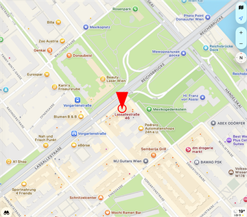 Karte mit Standort der Burgerschmiede